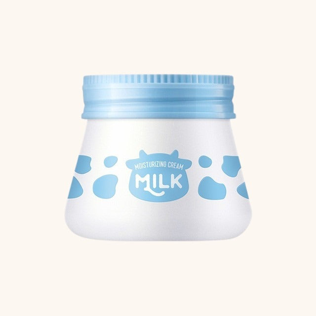 Milk facial moisturizing cream for soft, hydrated skin