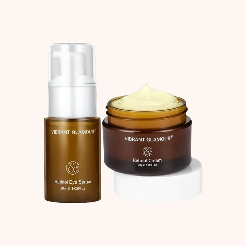 Nourishing Retinol Cream and Eye Serum for smooth skin