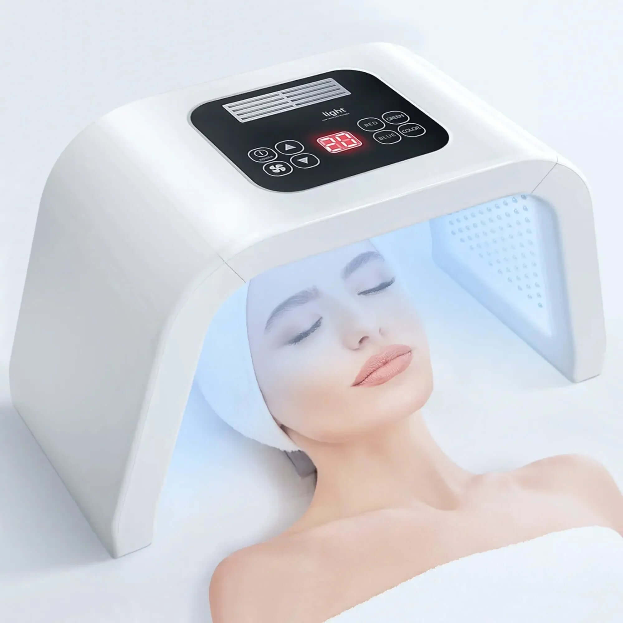 7 Color LED face treatment machine for glowing skin