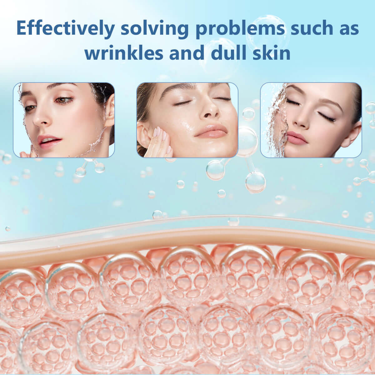 4-piece collagen mask set for anti-aging and hydration